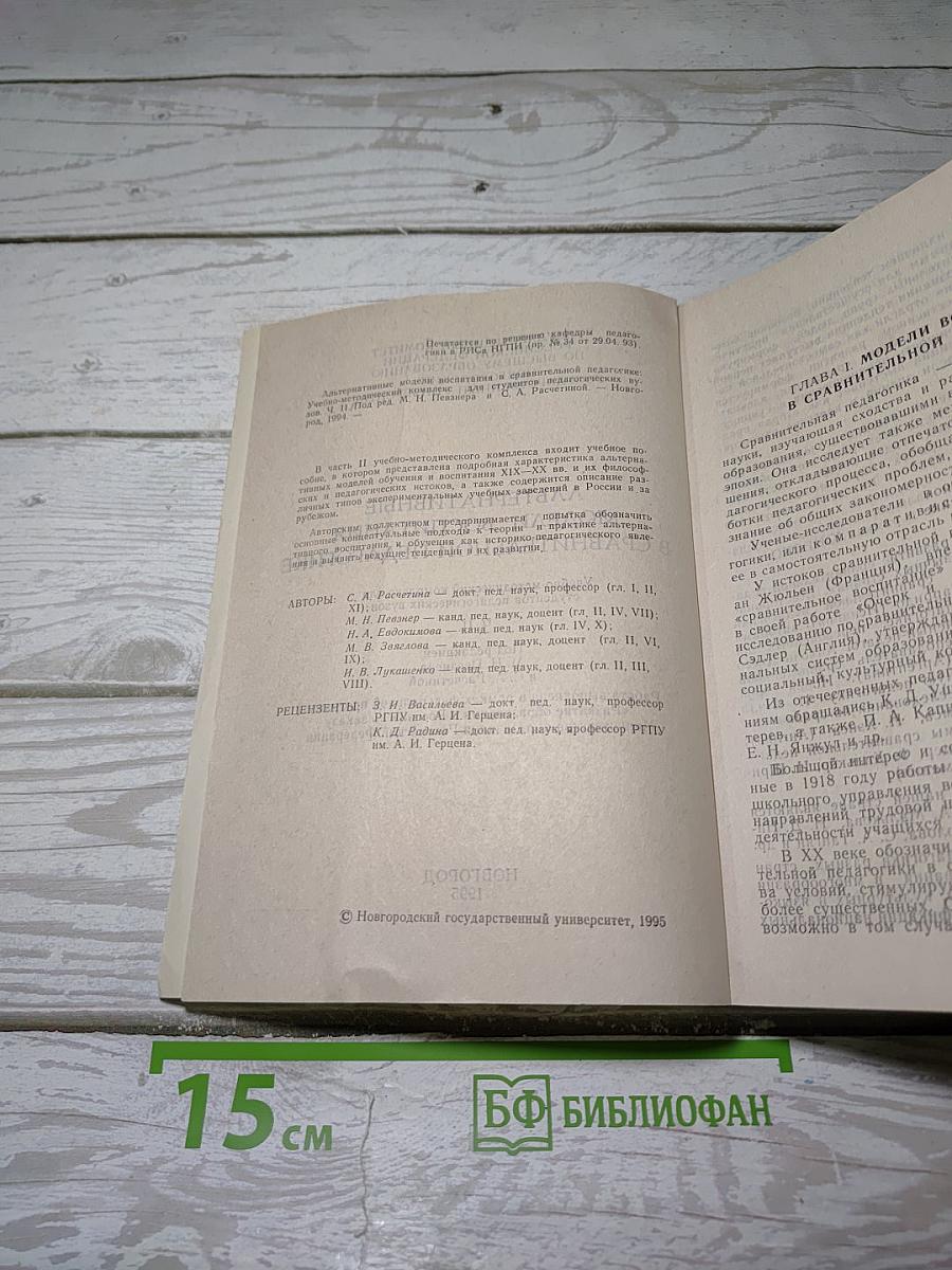 Альтернативные модели воспитания в сравнительной педагогике