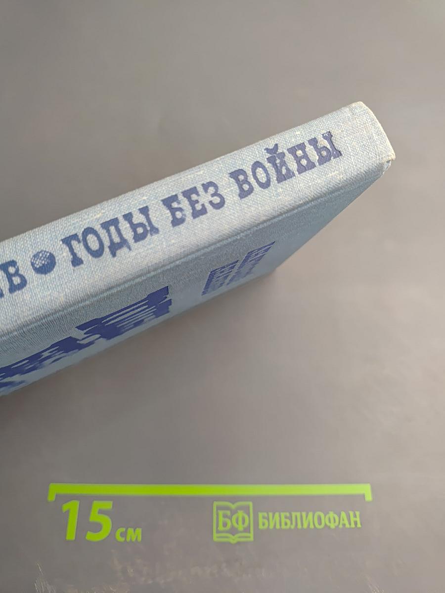 Годы без войны. Книга первая
