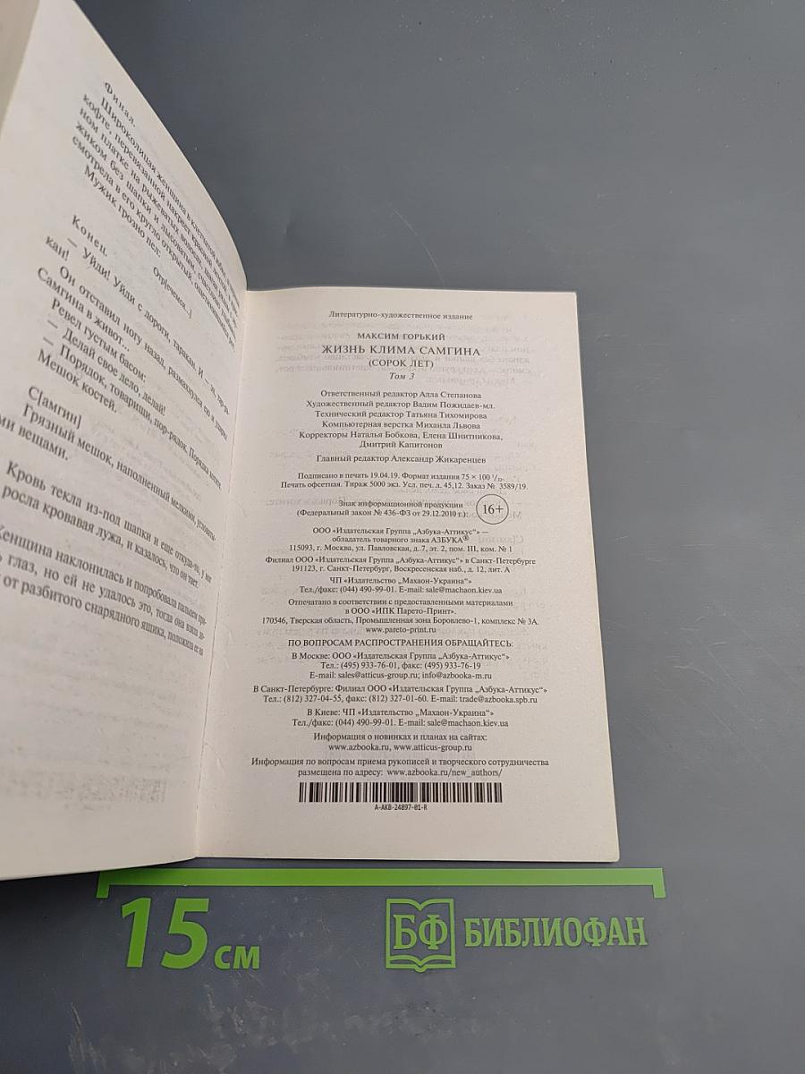 Жизнь Клима Самгина. Том 3