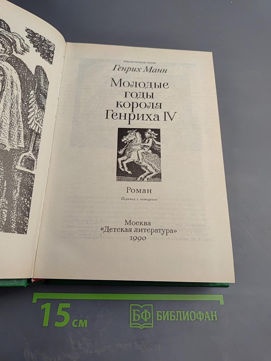 Молодые годы короля Генриха IV