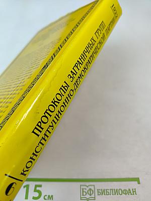 Протоколы Заграничных Групп Конституционно-Демократической Партии. 1922 г. Том 6. Книга 1