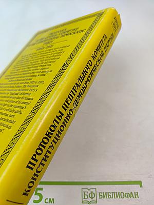 Протоколы Центрального комитета Конституционно-демократической партии 1905-1911 гг. Том 1
