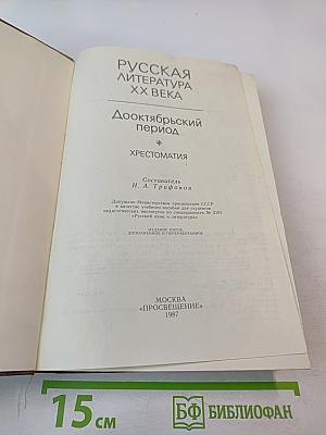 Русская литература XX века. Дооктябрьский период. Хрестоматия