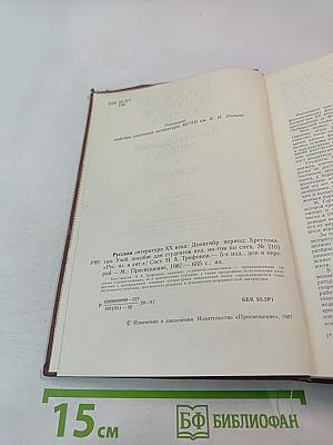 Русская литература XX века. Дооктябрьский период. Хрестоматия