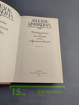Жизнь Пушкина. Рассказанная им самим и его современниками. Том второй