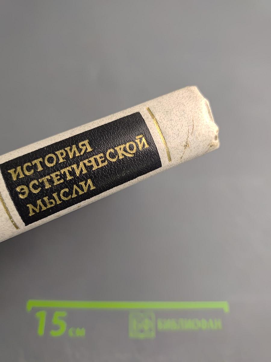 История эстетической мысли. Том второй: Средневековый Восток, Европа XV-XVIII веков