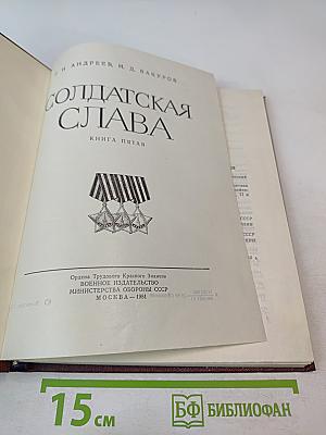 Солдатская слава. Книга пятая