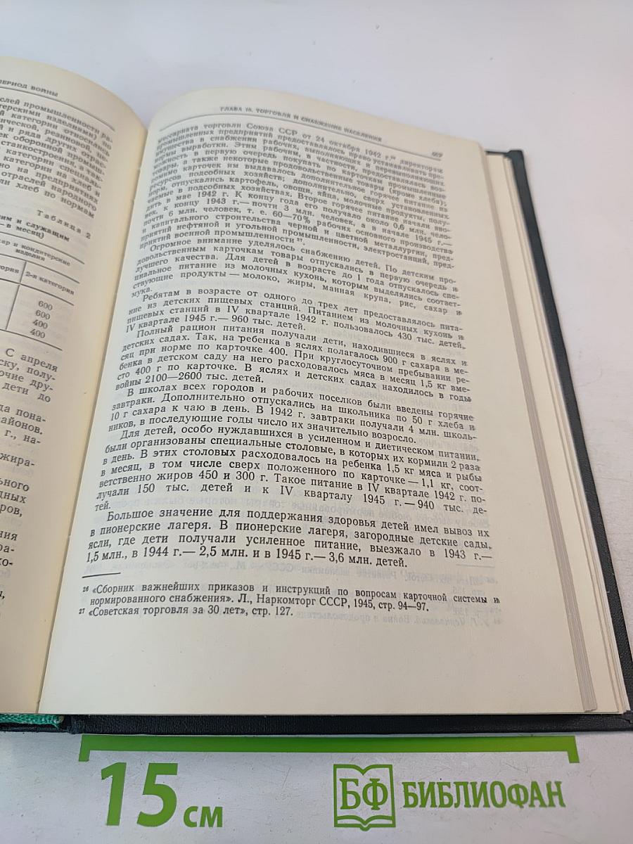 Советская экономика накануне и в период Великой Отечественной войны 1938–1945 гг.