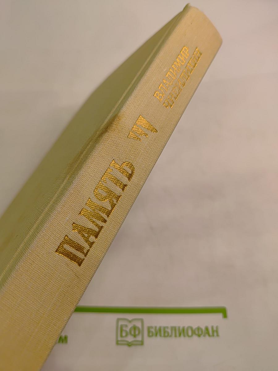 Память. Книга вторая