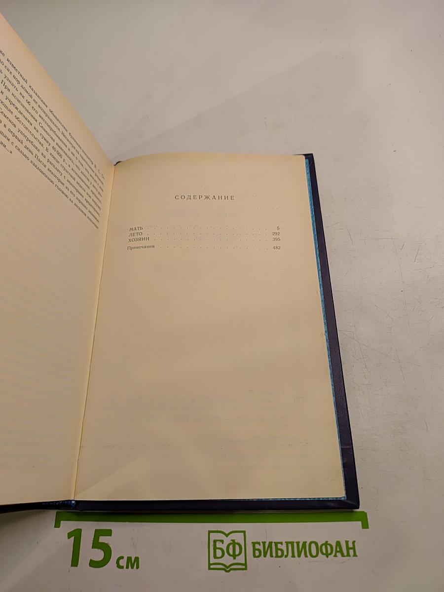 Собрание сочинений в восьми томах. Том пятый. Мать. Лето. Хозяин