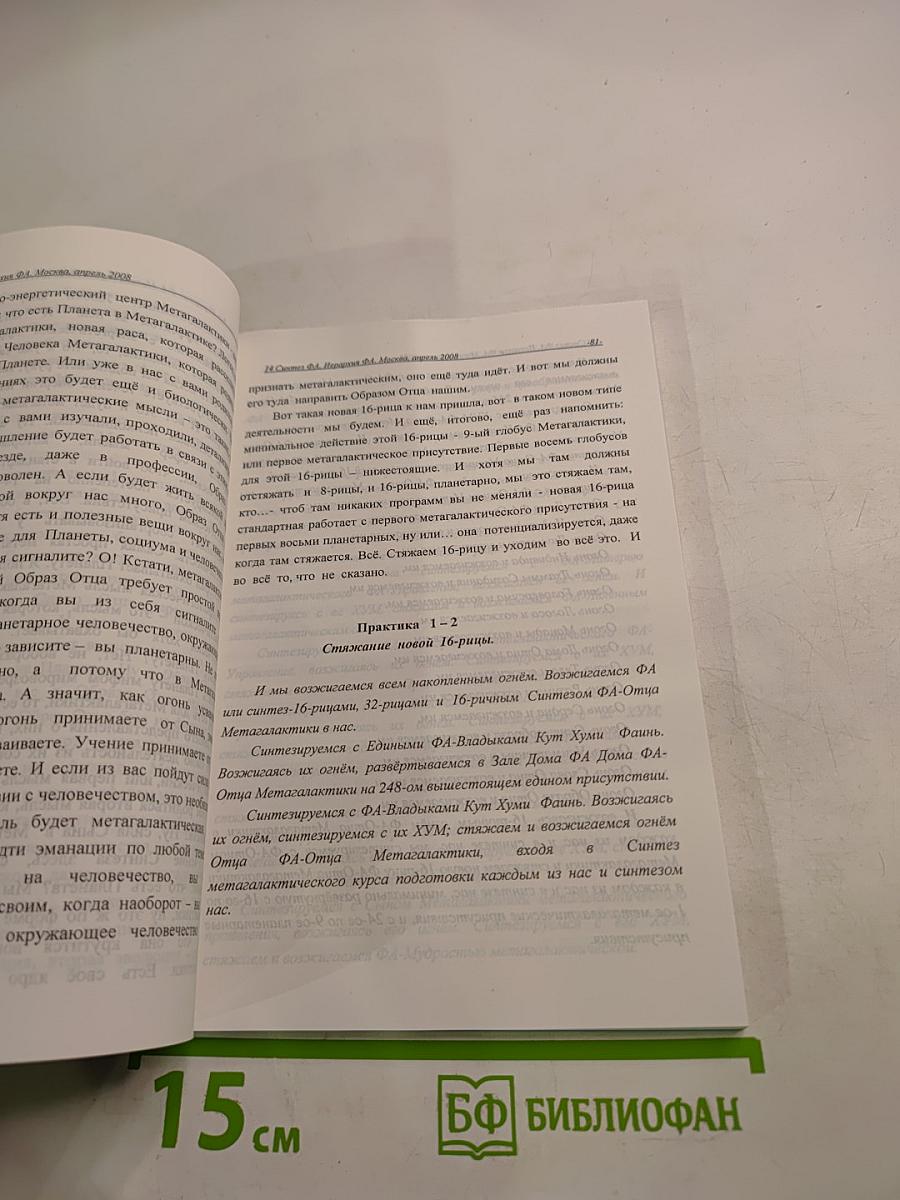 Учение Синтеза. Книга четырнадцатая. Иерархия ФА