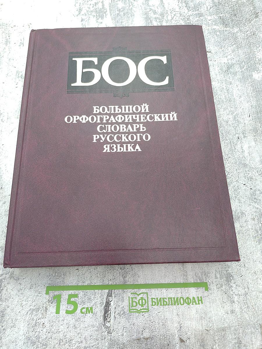 Большой орфографический словарь русского языка