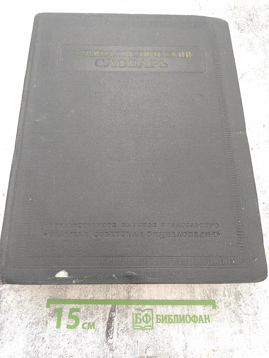 Энциклопедический словарь. Том 1 (А-Й)