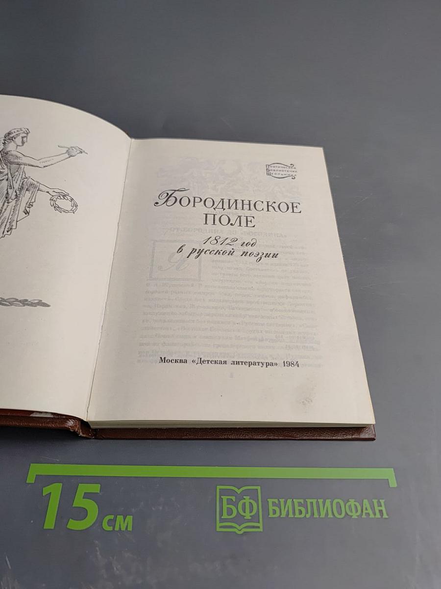 Бородинское поле. 1812 год в русской поэзии