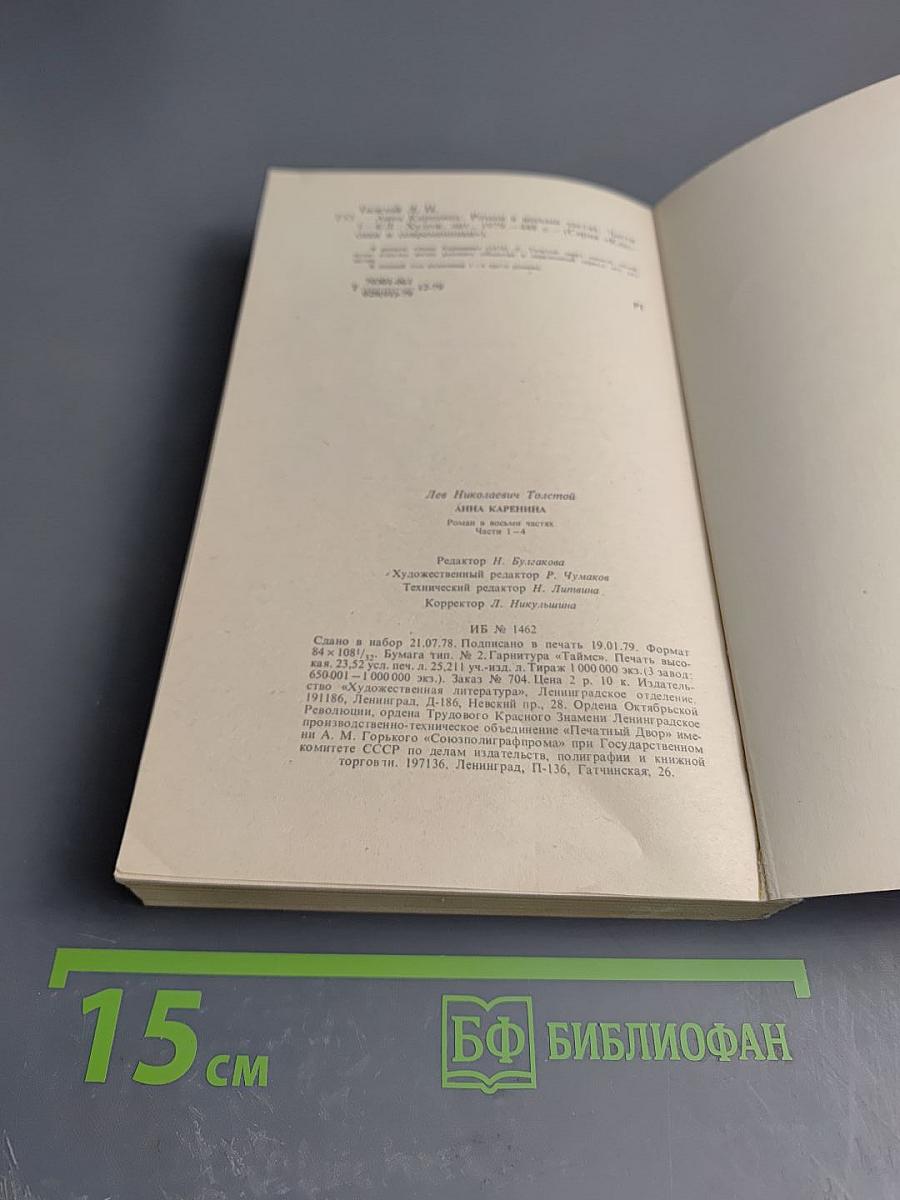 Анна Каренина. Части первая - четвертая