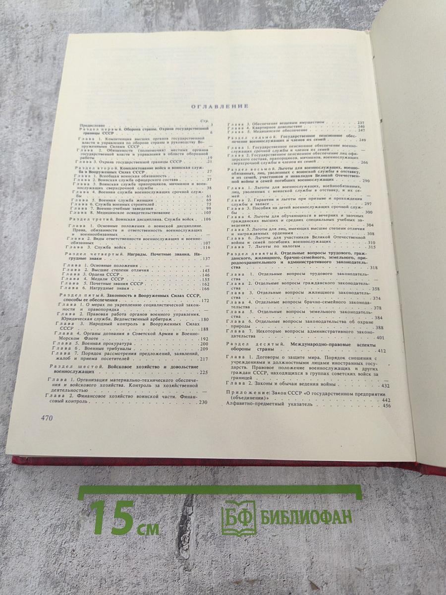 СПРАВОЧНИК по законодательству для офицеров Советской Армии и Военно-Морского Флота