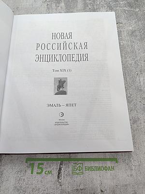 Новая Российская Энциклопедия. Том XIX (1). Эмаль – Япет