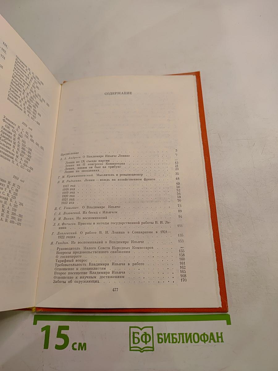 Воспоминания о В.И. Ленине. Том 4