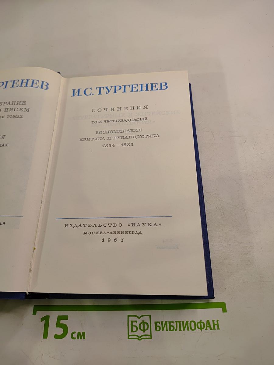 Сочинения. Том четырнадцатый. Воспоминания. Критика и публицистика 1854-1883