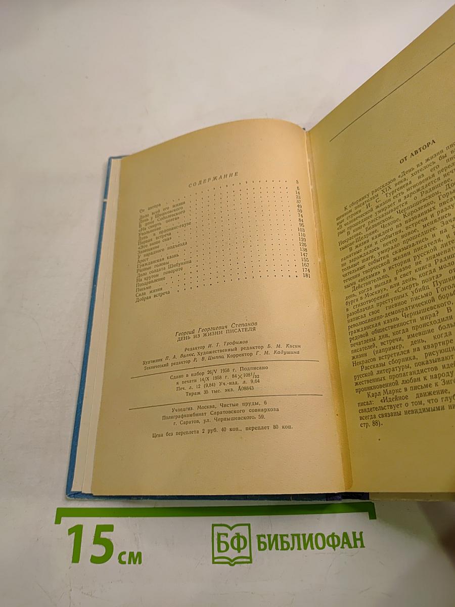 День из жизни писателя