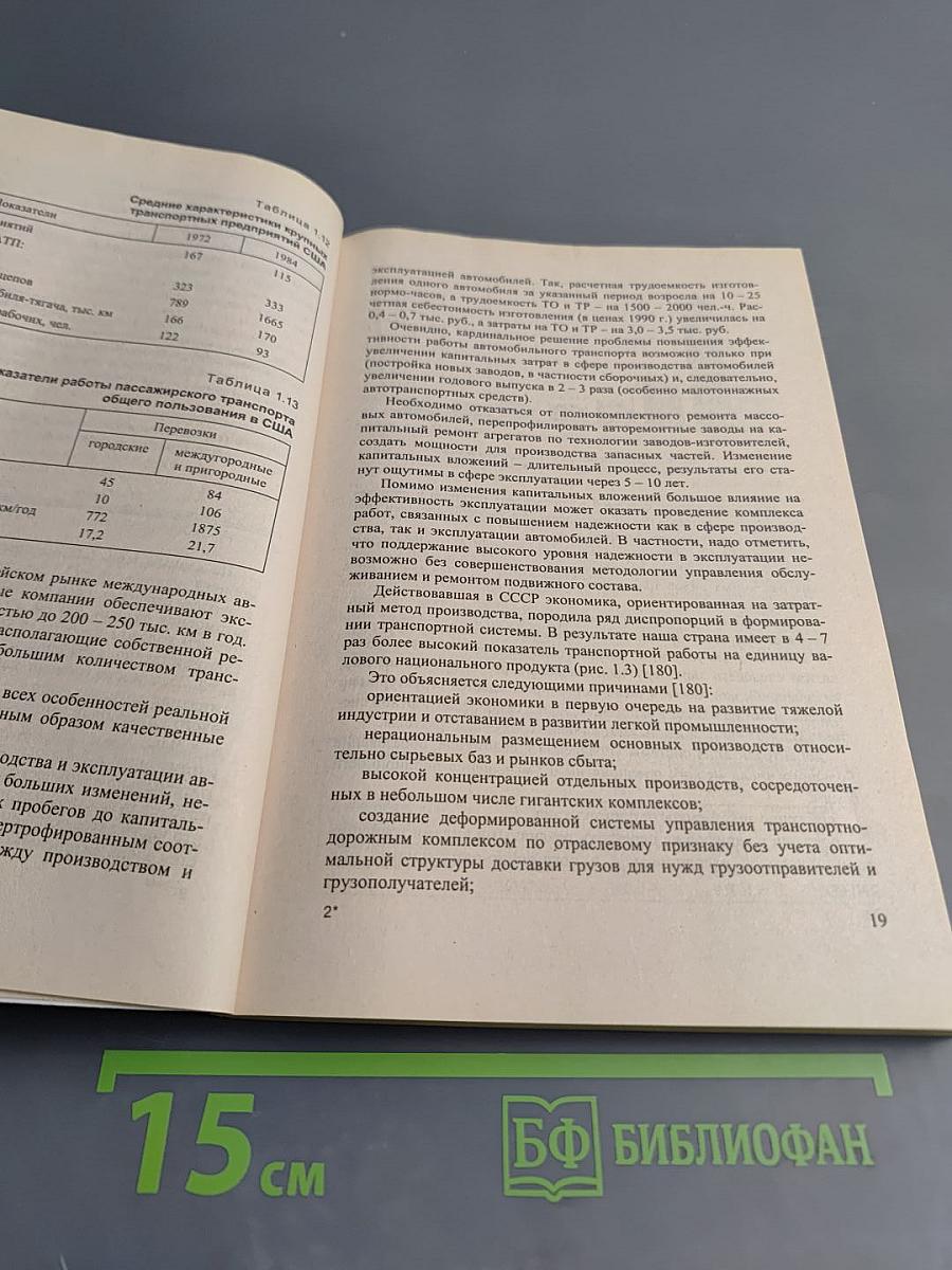 Логистика автомобильного транспорта: концепция методы модели