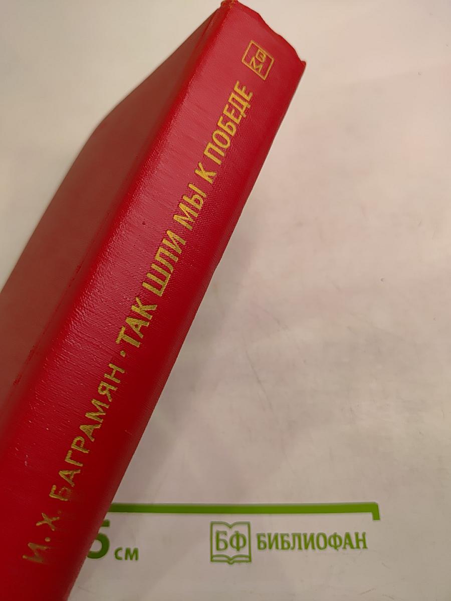 Так шли мы к победе