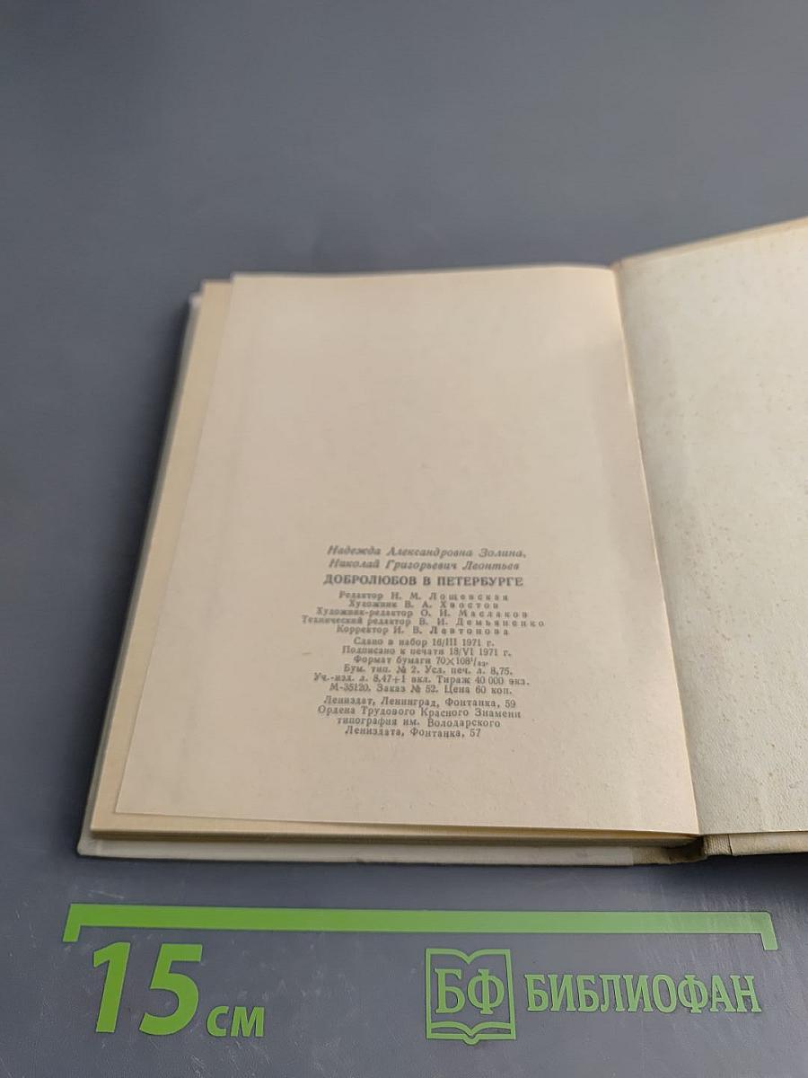 Добролюбов в Петербурге