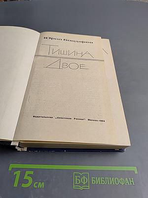 Тишина. Двое