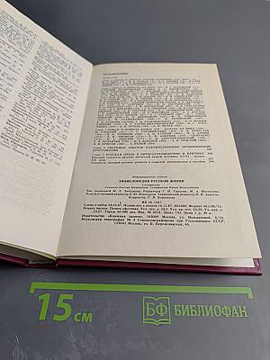 Энциклопедия русской жизни. Роман и повесть в России второй половины XVIII - начала XX века