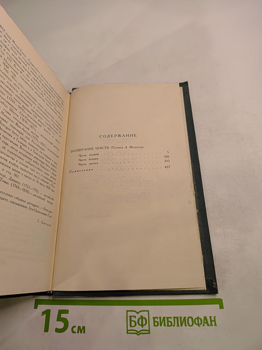 Воспитание чувств (Собрание сочинений в четырех томах, Том 3)