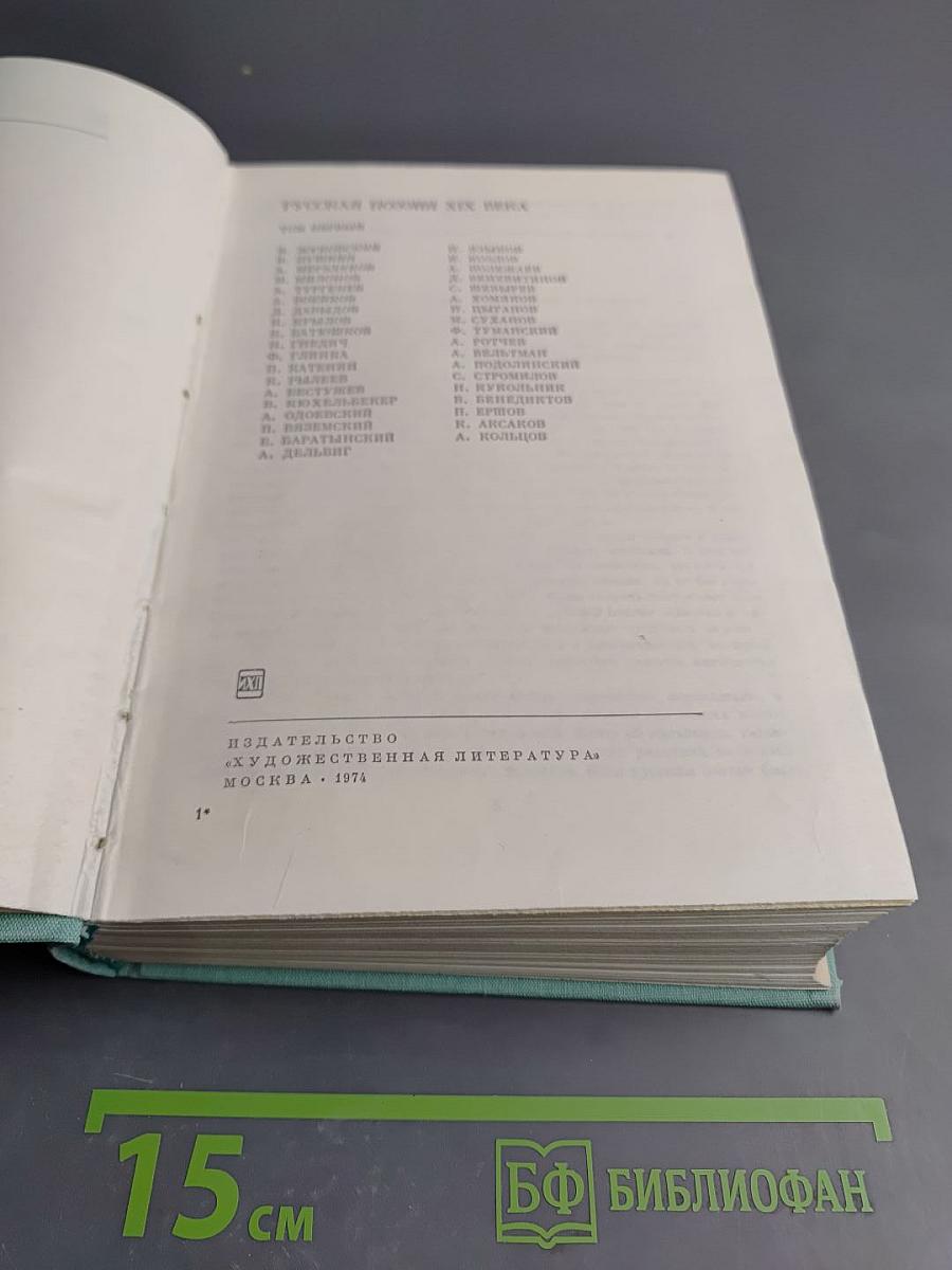 Русская поэзия XIX века