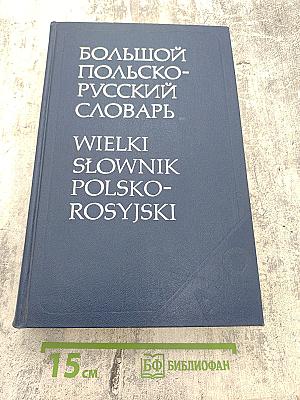 Большой польско-русский словарь. Том I: А-О