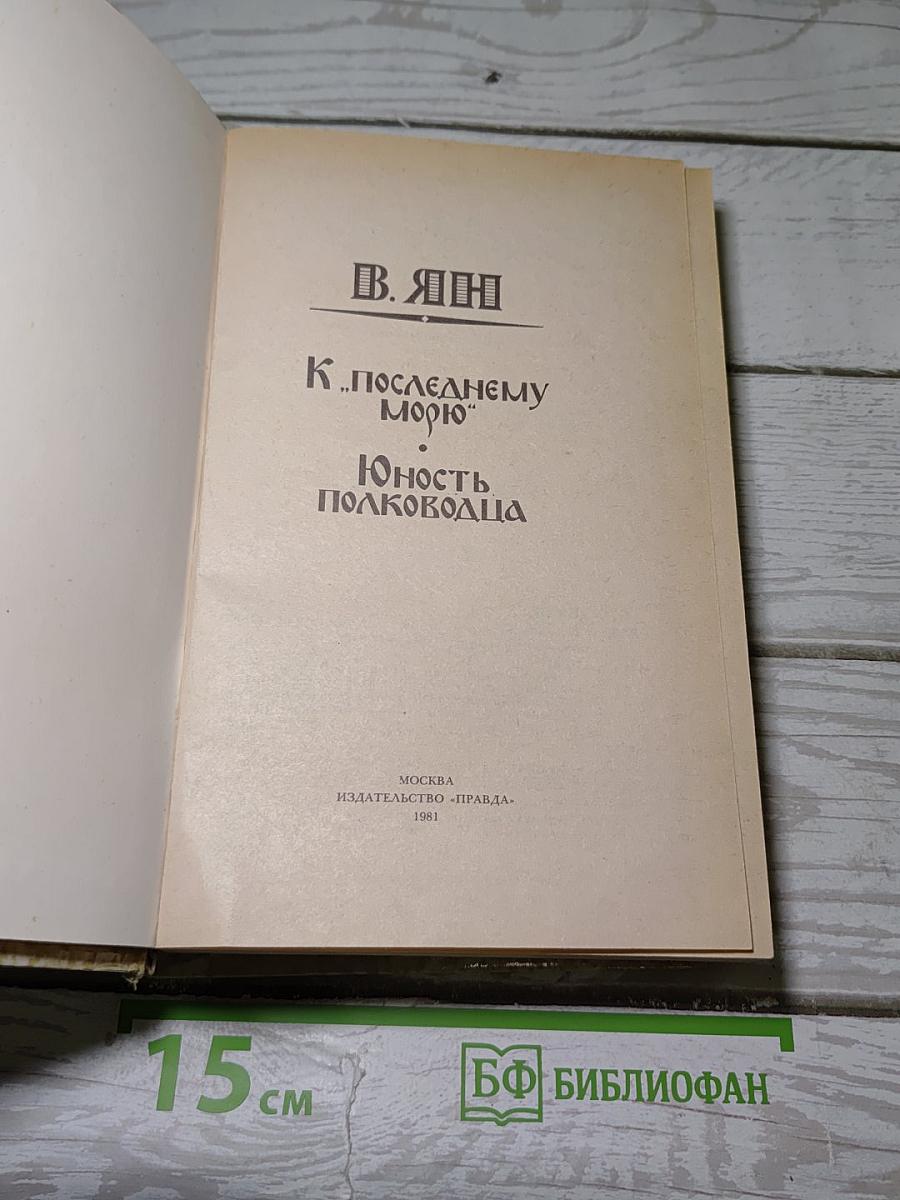 К последнему морю. Юность полководца