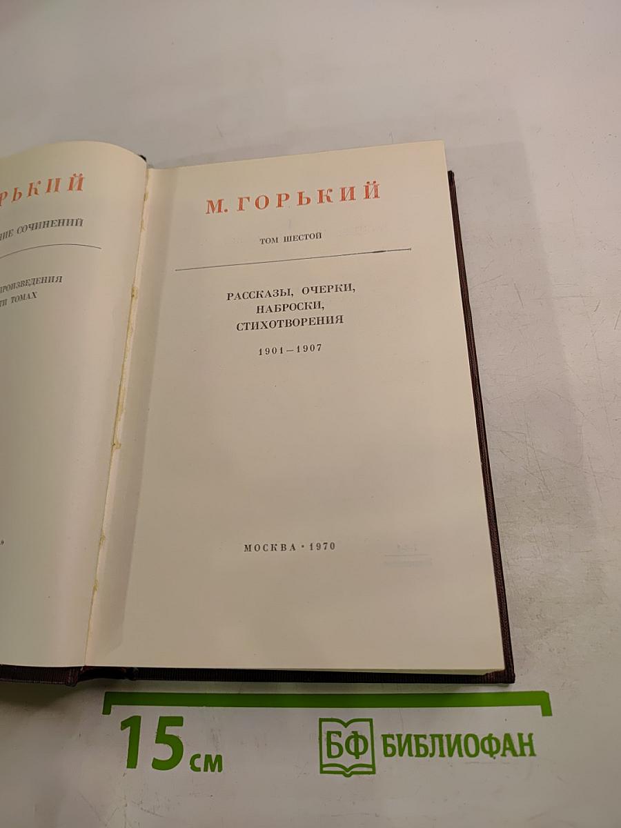 Собрание сочинений. Том шестой: Рассказы, очерки, наброски, стихотворения 1901-1907