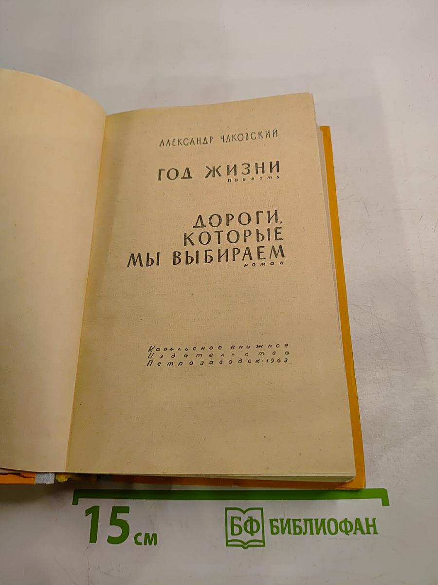 Год жизни. Дороги, которые мы выбираем