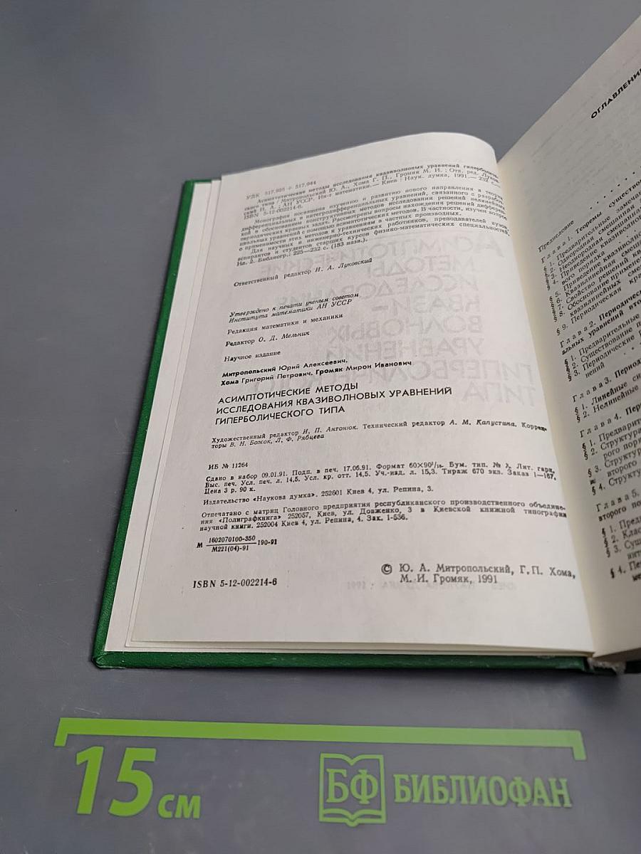 Асимптотические методы исследования квази-волновых уравнений гиперболического типа