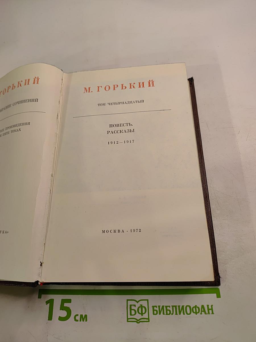Собрание сочинений в десяти томах. Том четырнадцатый: Повесть. Рассказы 1912-1917