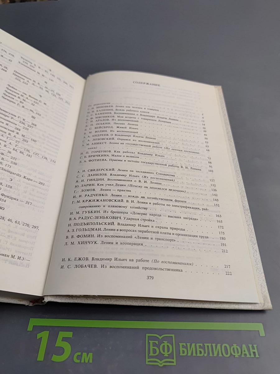 Воспоминания о Владимире Ильиче Ленине. Том 6