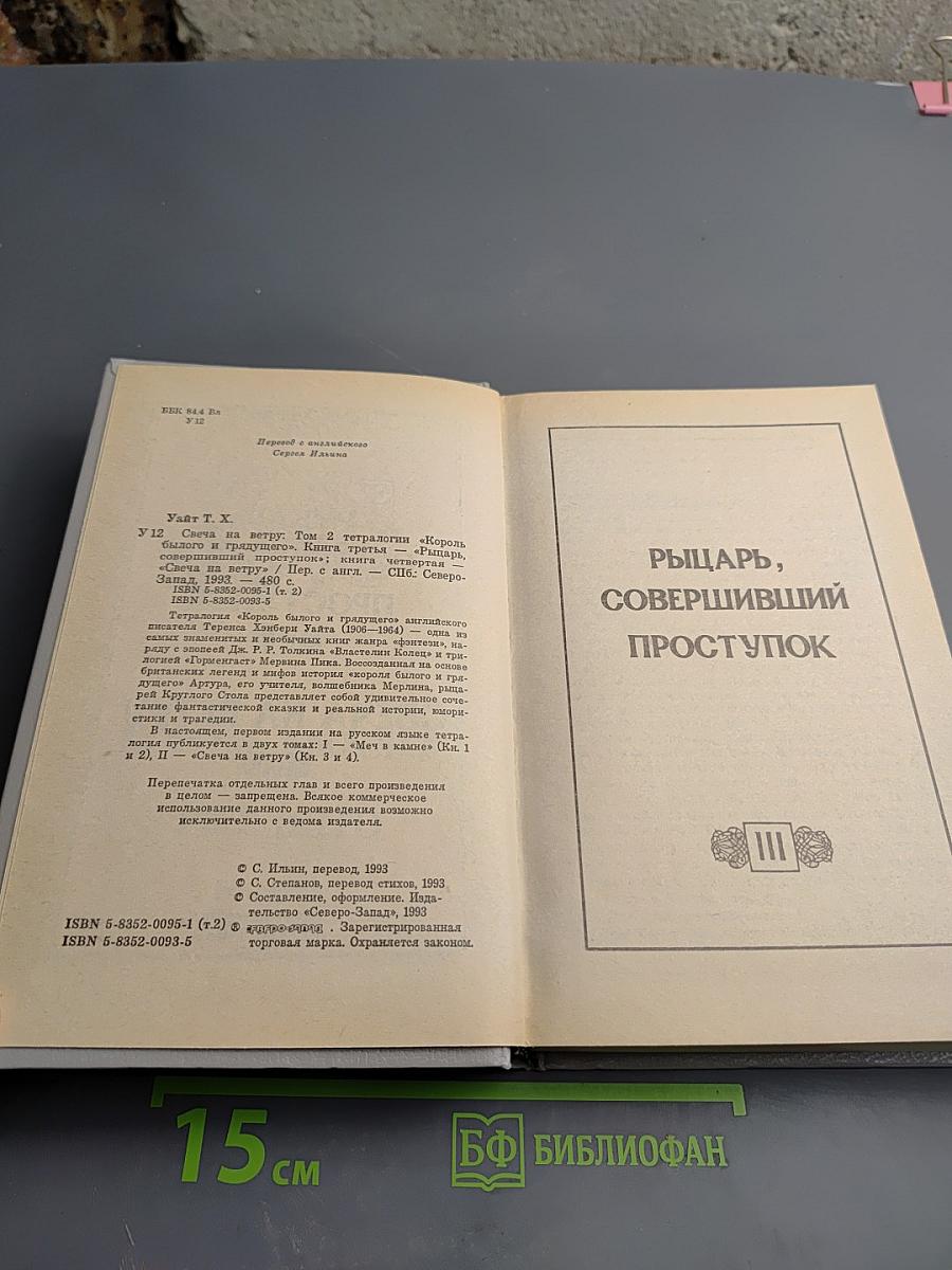 Рыцарь, совершивший проступок; Свеча на ветру (Король былого и грядущего. Книга 3 и 4)