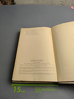 История зарубежной литературы XIX века