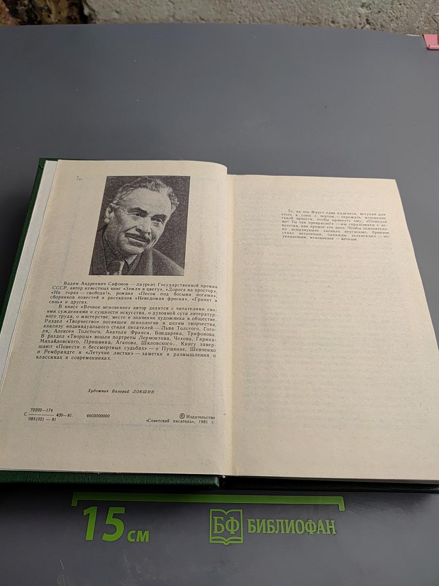 Вечное мгновение. Этюды и размышления о литературе