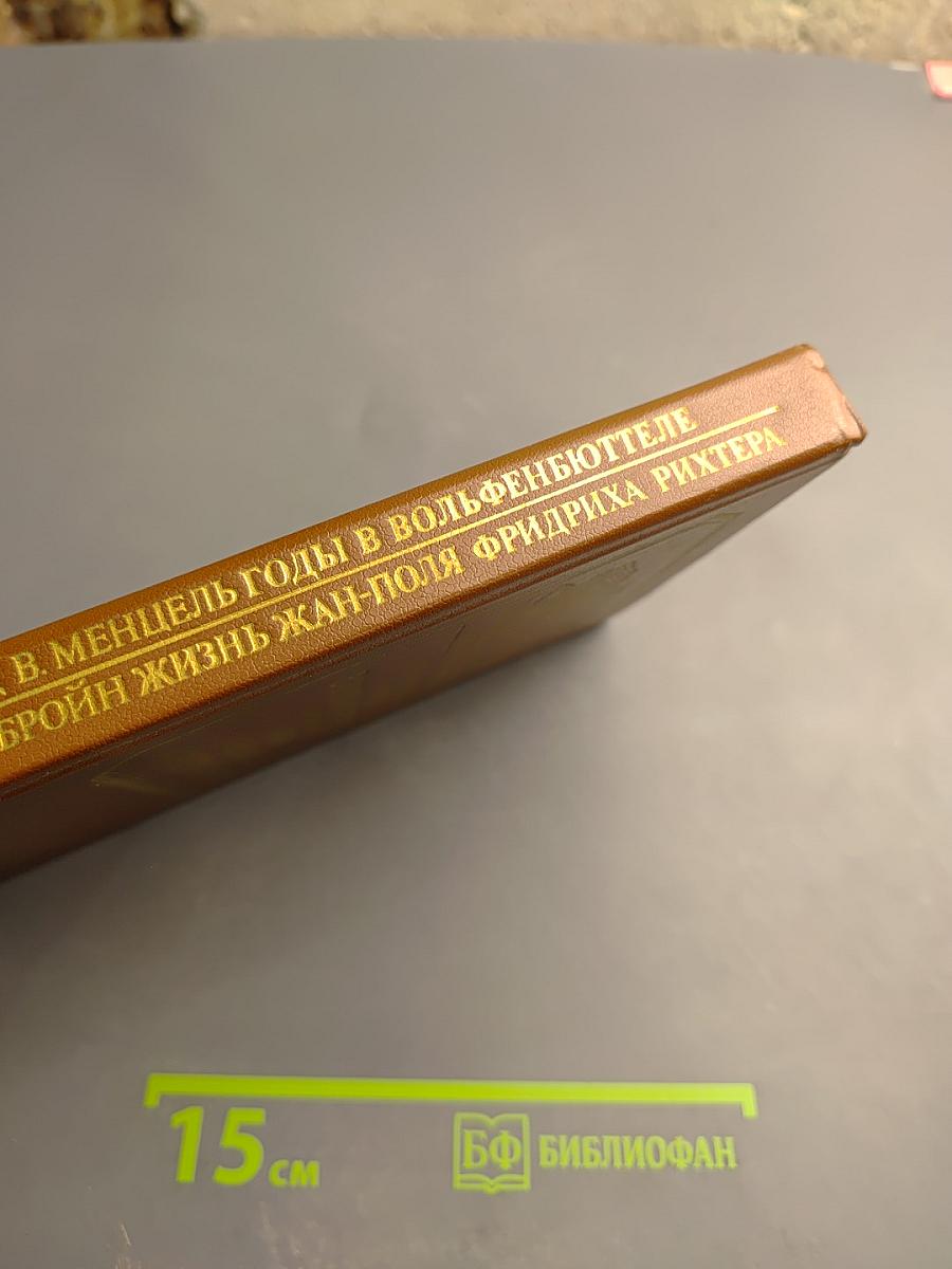 Писатели о писателях. Годы в Вольфенбюттеле. Жизнь Жан-Поля Фридриха Рихтера