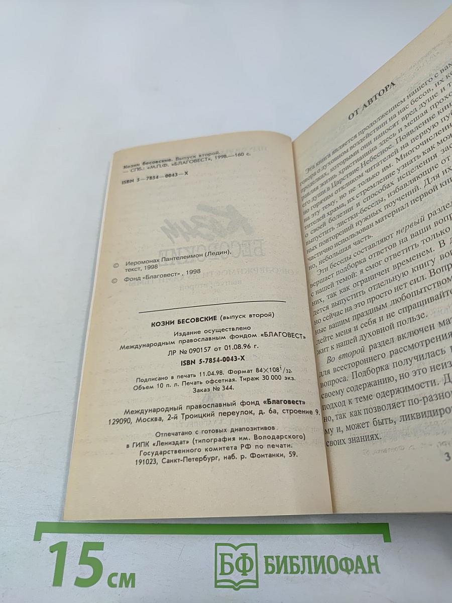 Козни бесовские. Книга вторая