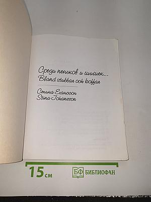 Среди пеньков и шишек...