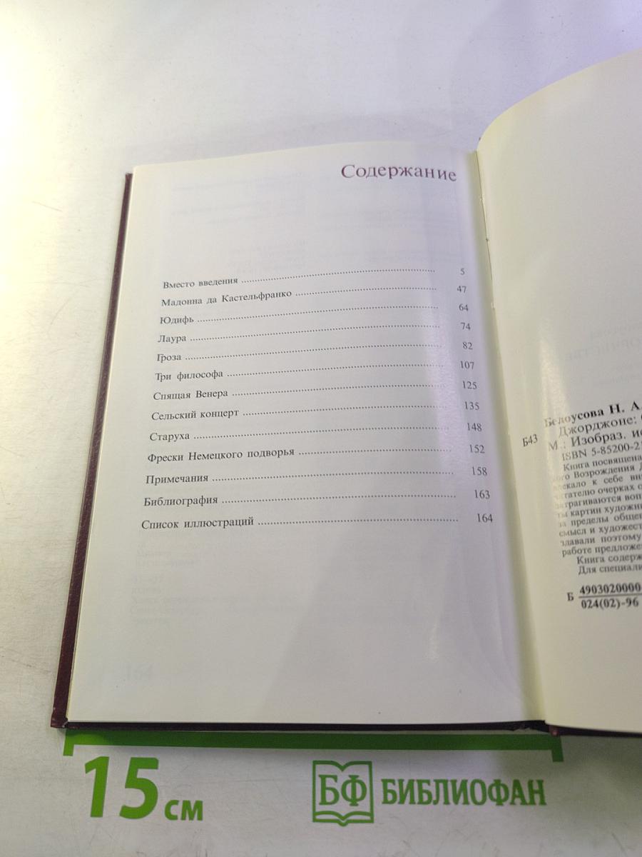 Джорджоне: Очерки о творчестве