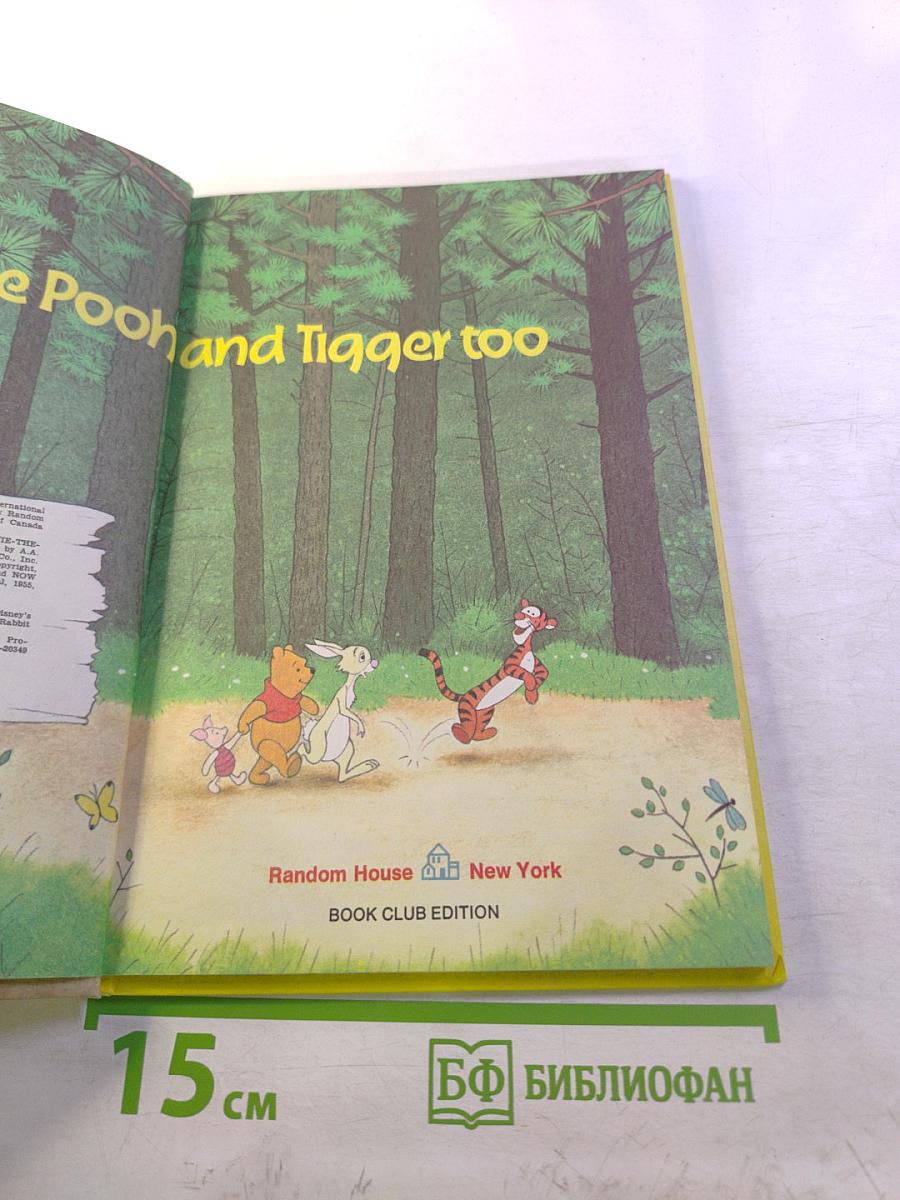 WALT DISNEY'S Winnie the Pooh and Tigger too