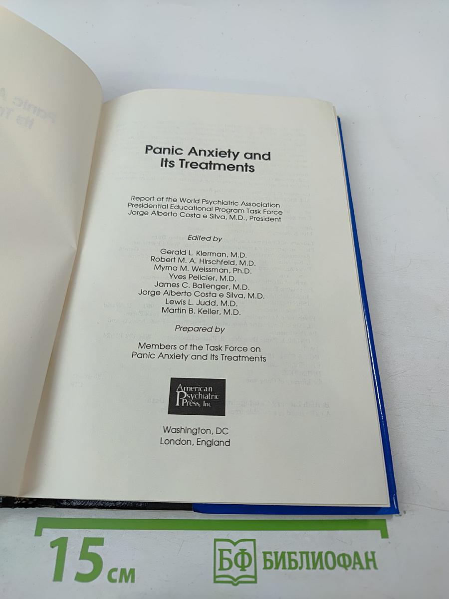 Panic Anxiety and Its Treatments