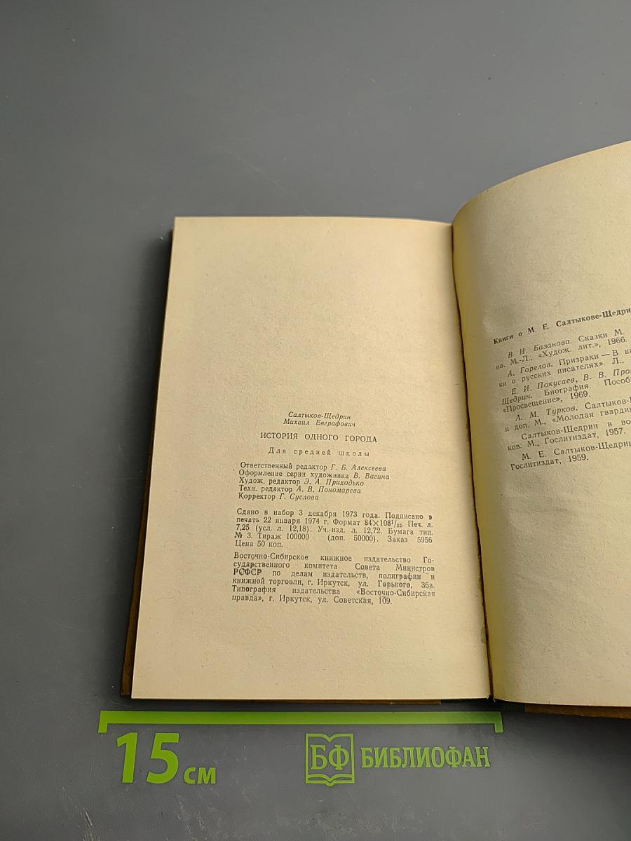 История одного города