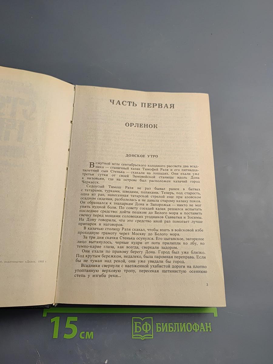 Степан Разин. Книга первая
