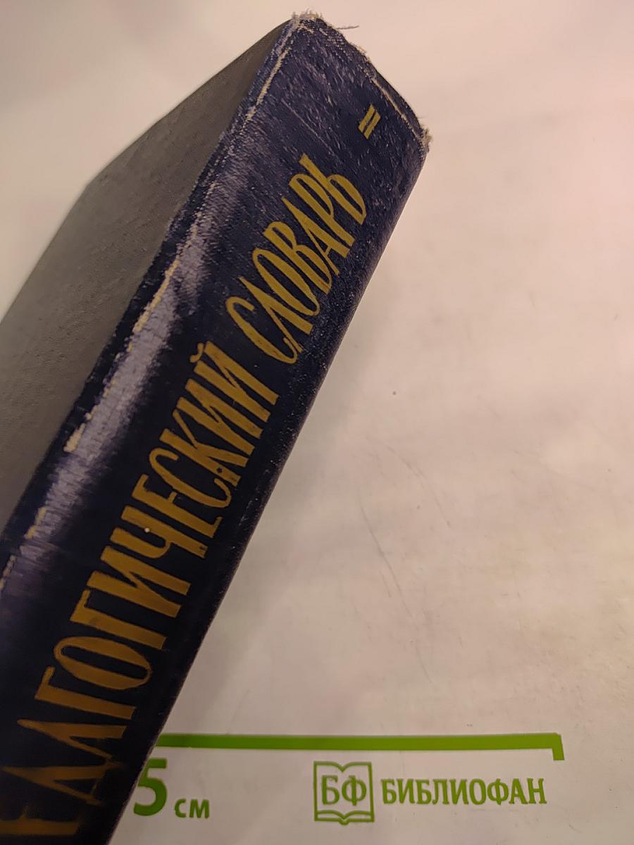 Педагогический словарь. Том второй